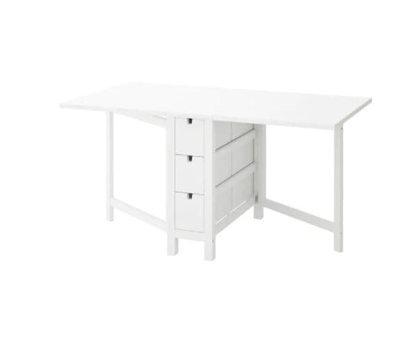 Masa IKEA Norden white 26/89/152x80 cm