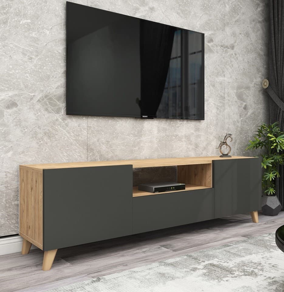 Comoda TV Fabulous 46x140 (Pine/Anthracite)