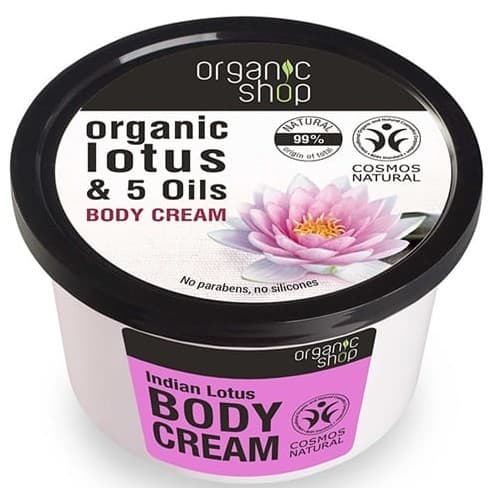 Crema pentru corp Organic Shop Lotus and 5 Oils Body Cream