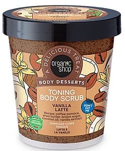 Scrub pentru corp Organic Shop Vanilla Latte