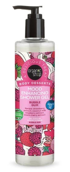 Гели для душа Organic Shop Bubble Gum