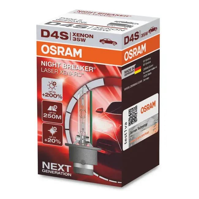 Автомобильная лампа Osram D4S Xenarc Night Breaker Laser NEXT Generation OS-66440XNL