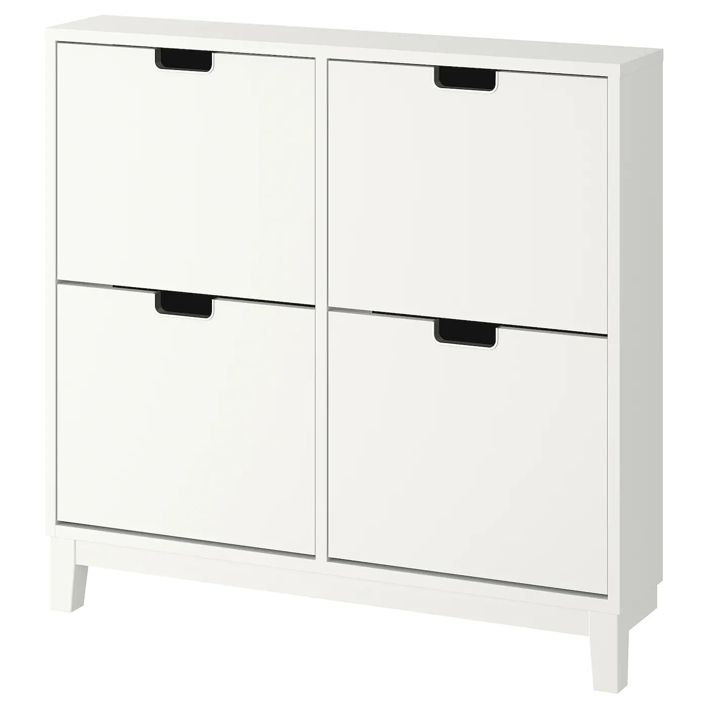 Обувница IKEA Stall 4 compartimente White 96x90 cm