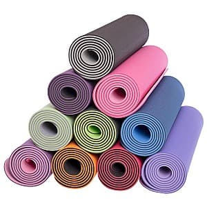 Covoraș pentru fitness Shuahghai Sport TPE + TC 6mm 840386