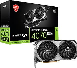 Игровая видеокарта MSI GeForce RTX 4070 SUPER 12G VENTUS 2X OC