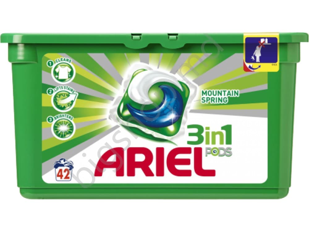 Detergent Ariel 3 in 1 Pods Mountain Spring