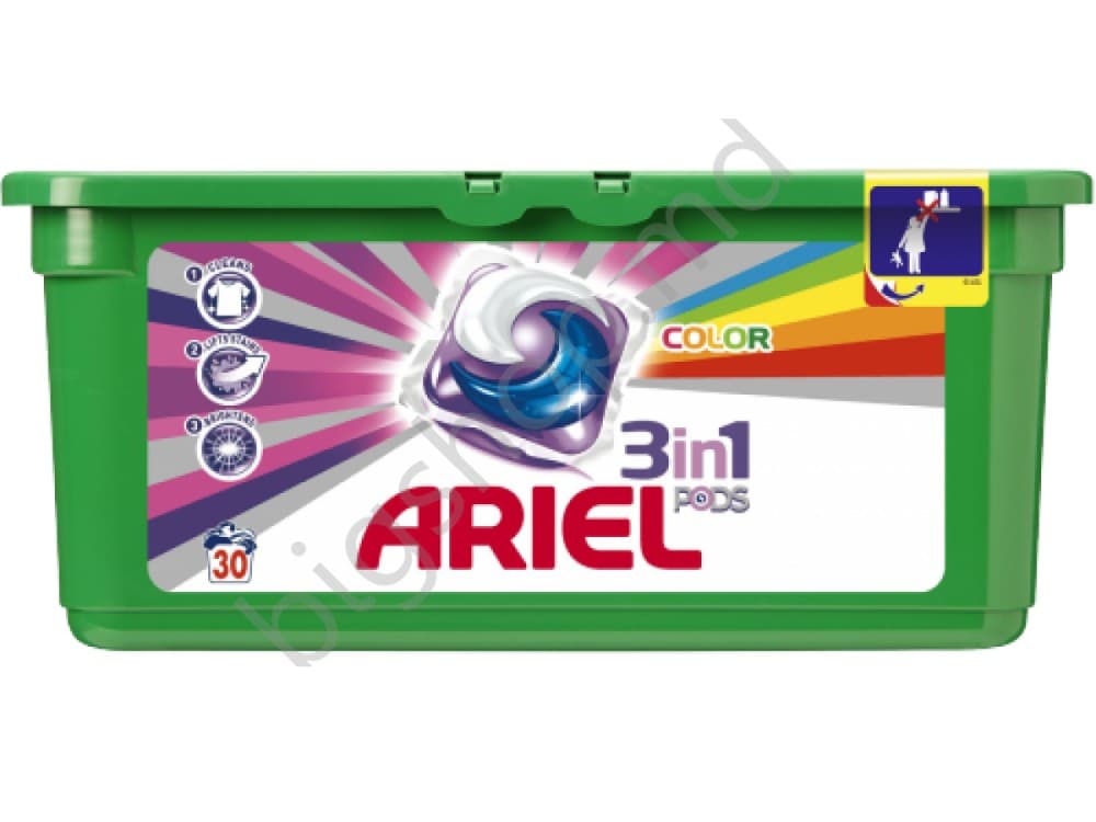 Detergent Ariel 3 in 1 Pods Color 30 capsule