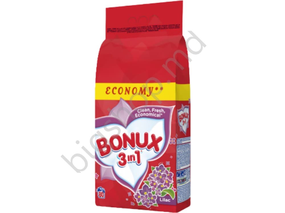 Detergent Bonux  3 in 1 Lilac Color 8 kg