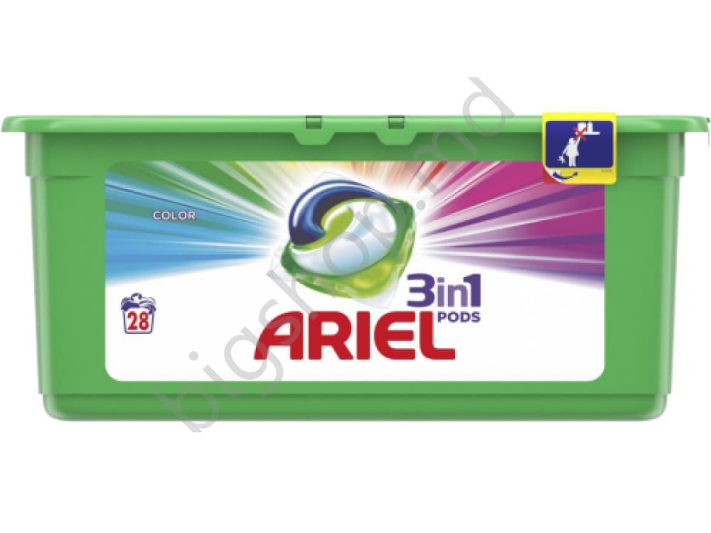 Средство для стирки Ariel 3 in 1 Pods Color 28 capsule