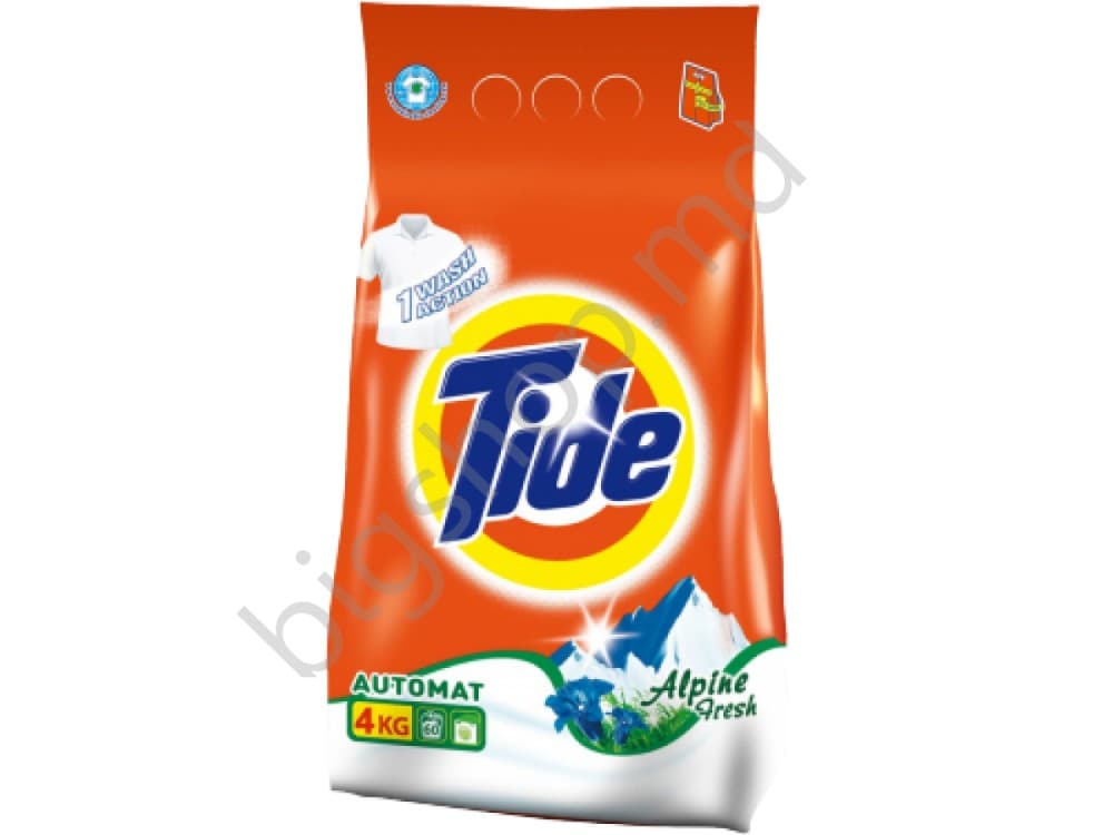 Средство для стирки Tide Alpine Fresh Color 4 kg