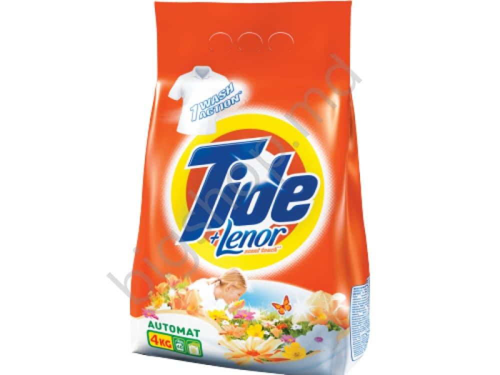 Средство для стирки Tide 2 in 1 Lenor Touch Color 4 kg