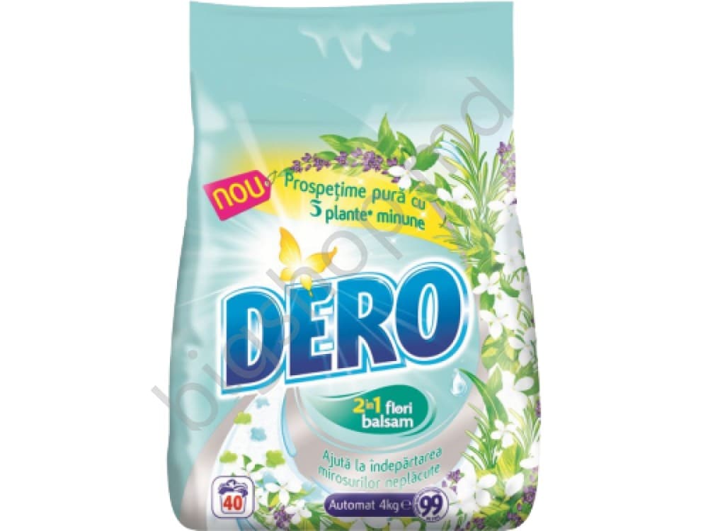 Средство для стирки DERO 2 în 1 Prospețime Pură 4 kg