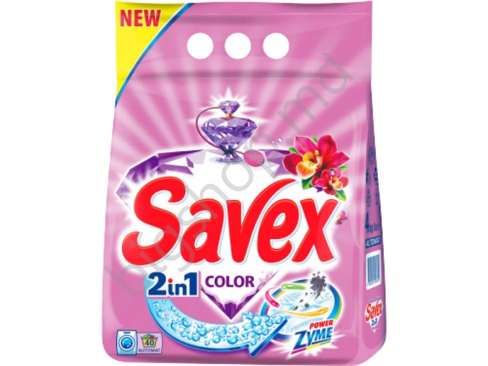 Средство для стирки Savex Powerzyme 2 in 1 Color  4 kg