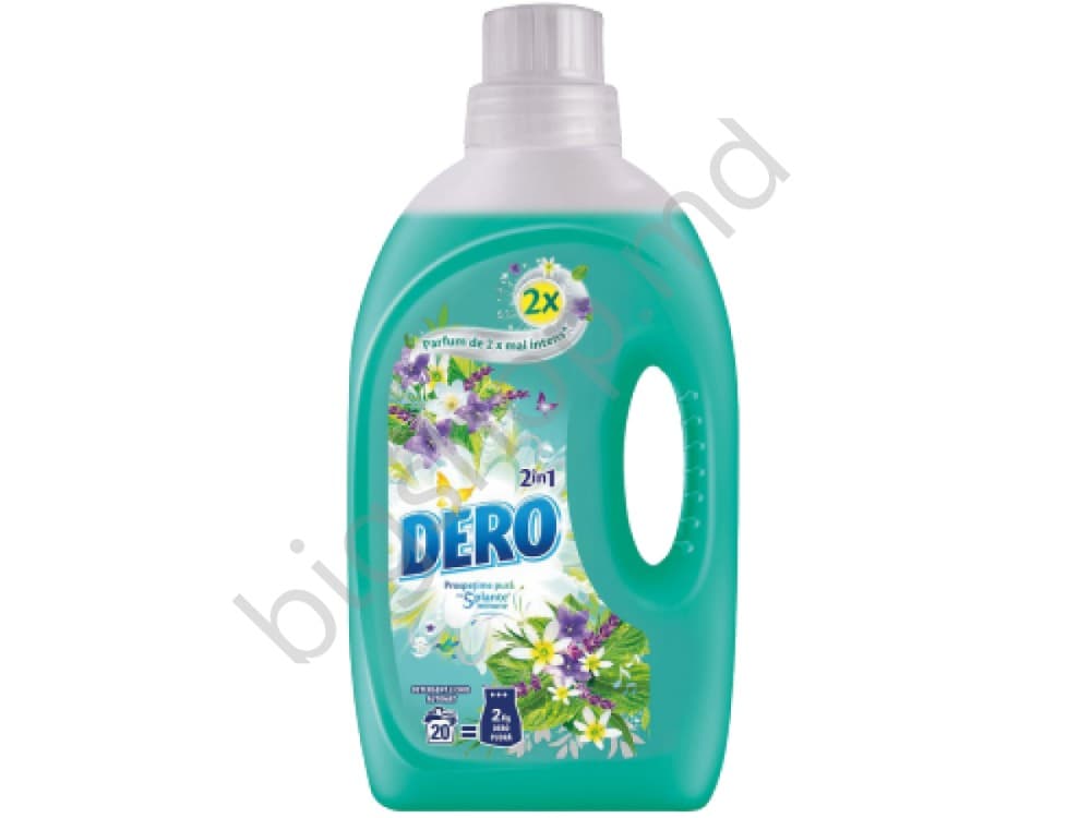 Средство для стирки DERO 2 în 1 Prospețime Pură 1.4 L