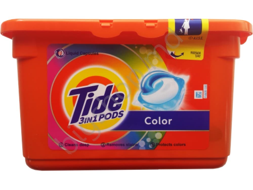 Detergent Tide Tide 3 in 1 Pods Color 12 capsule