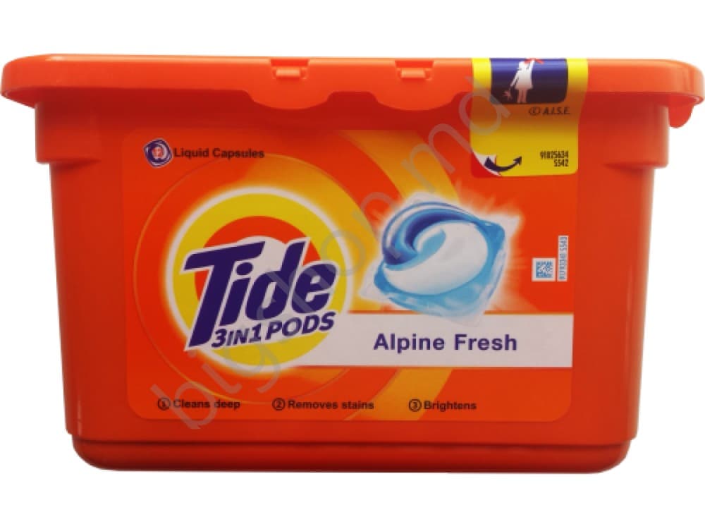 Средство для стирки Tide 3 in 1 Pods Alpine Fresh 12 capsule