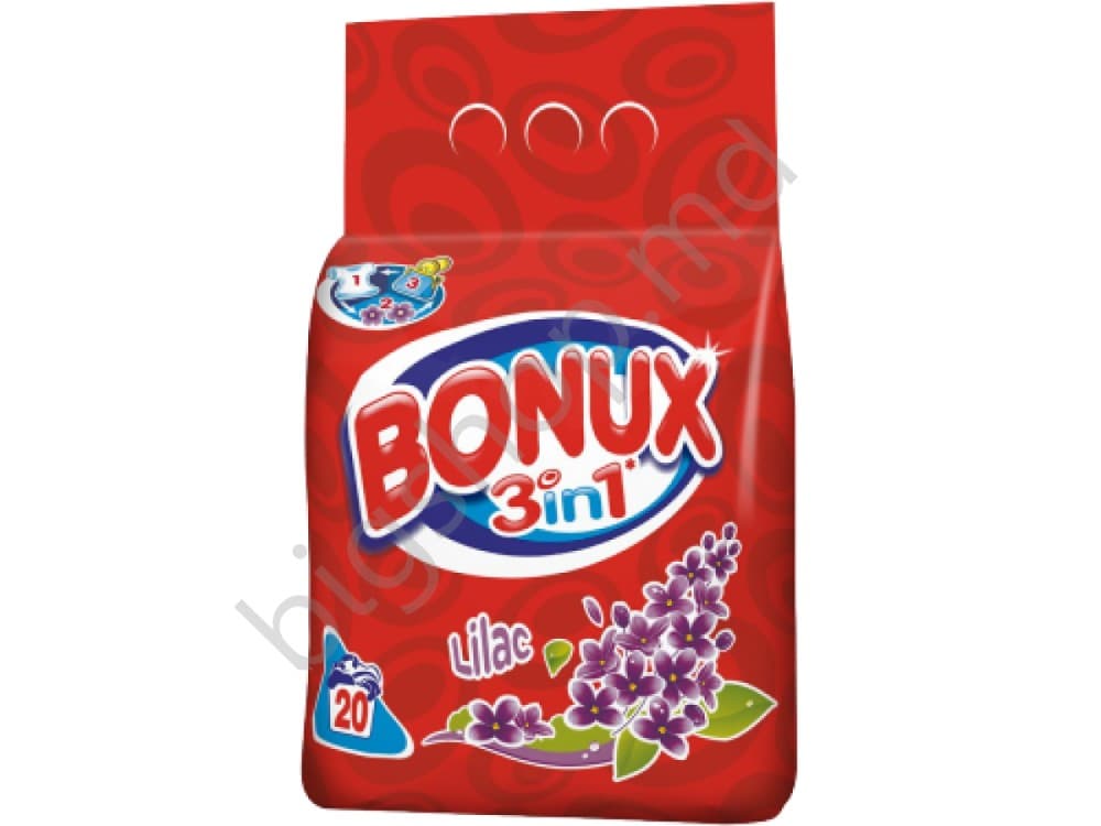 Detergent Bonux  Bonux 3 in 1 Lilac 2 kg