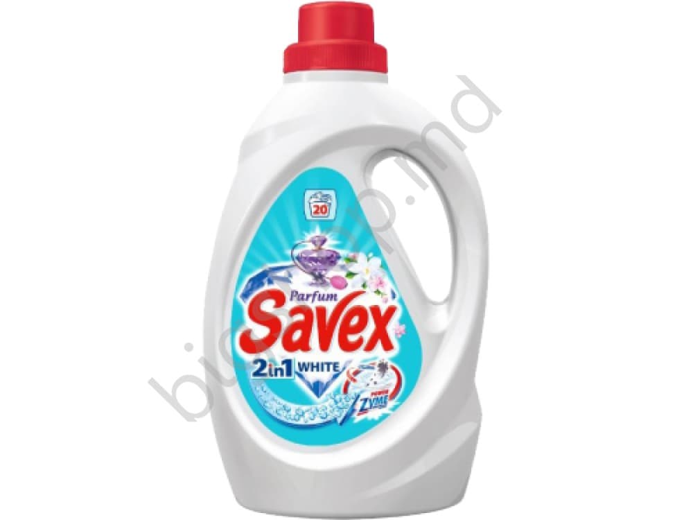 Средство для стирки Savex Powerzyme 2 in 1 White 1.3 L