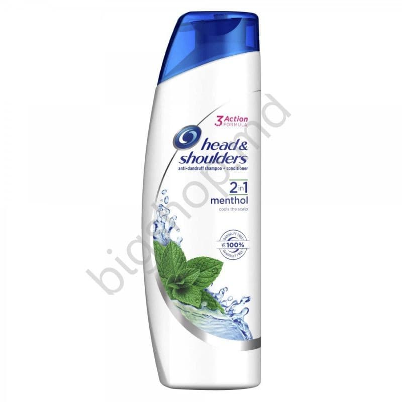 Шампунь Head & Shoulders 400ml 2in1 MENTHOL