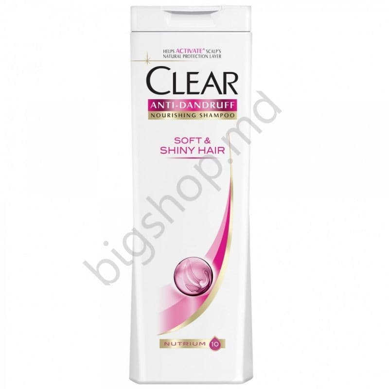 Шампунь Clear  Soft&Shiny Hair 400 ml