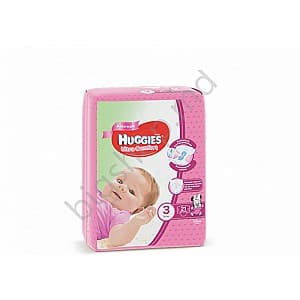 Подгузники Huggies U/Comf Small 3 (5-9 kg) 21 buc. GIRL