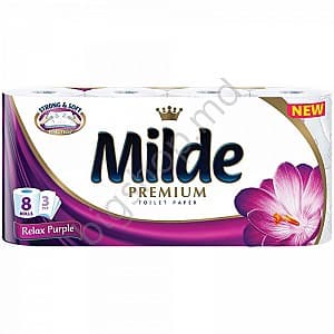  MILDE hirtie WC 8buc. RELAX PURPLE