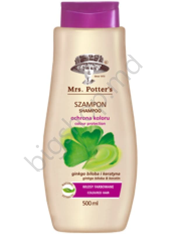 Шампунь Mrs. Potters 500ml SAMP. GIN. BILOBA KERATIN