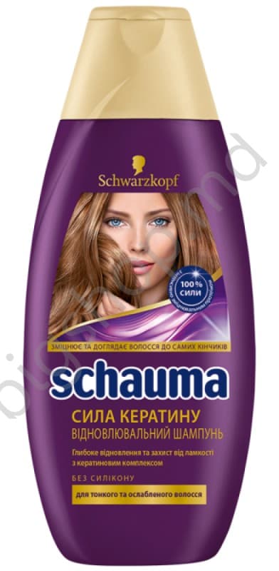 Шампунь SHAUMA 400ml SILA KERATINU