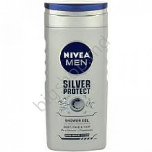 Gel de dus Nivea  250ml MEN SILVER