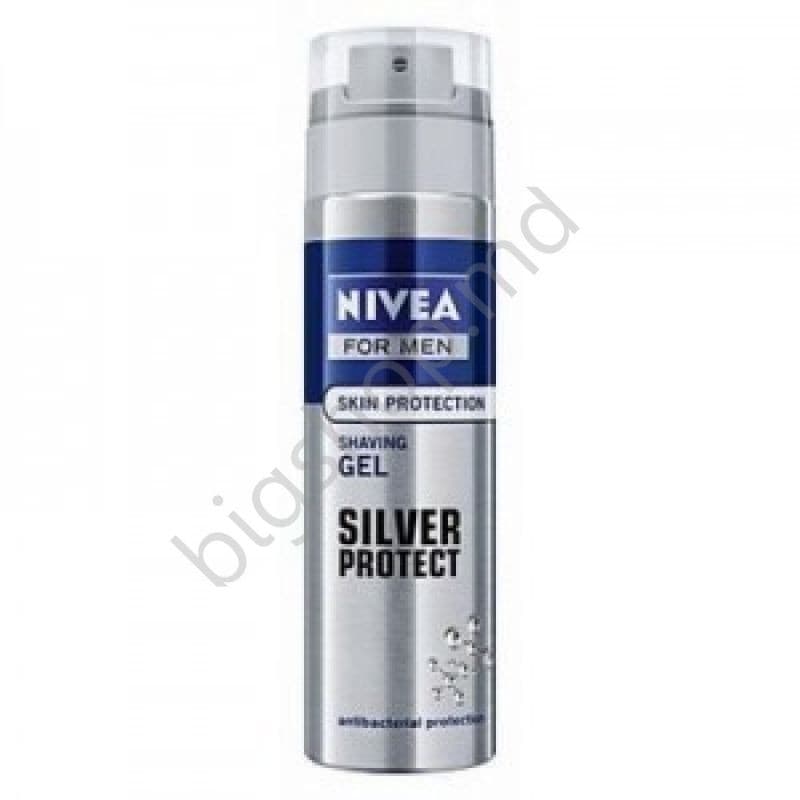 Средство для бритья Nivea GEL RAS 200ml SILVER PROTECT