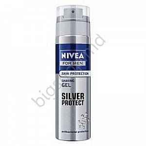 Solutie pentru ras Nivea GEL RAS 200ml SILVER PROTECT