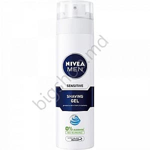 Solutie pentru ras Nivea GEL RAS 200ml SENSIBIL (alb)