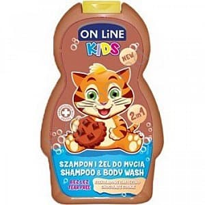 Детский шампунь ON LINE top 250ml SAM+G.DUS COPII CIOC(cafeniu)