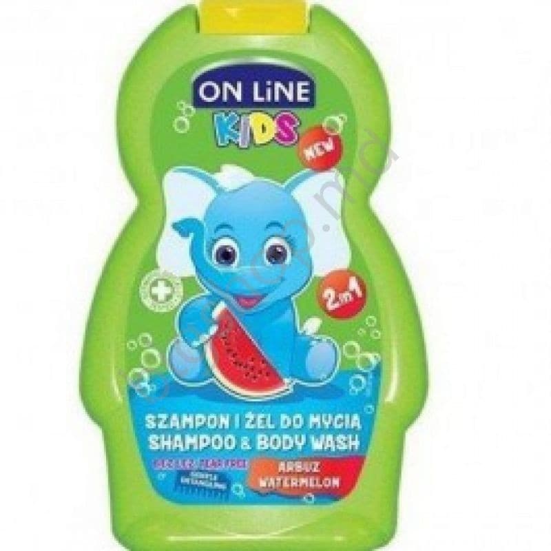 Детский шампунь ON LINE top 250ml SAM+G.DUS COPII WATERMELON