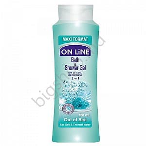 Гели для душа ON LINE top 750ml SPUMA BAIE SARE MARE