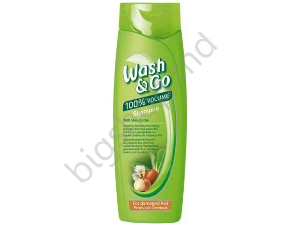 Шампунь Wash&Go 400ml SHEA BUTTER (KARITE)