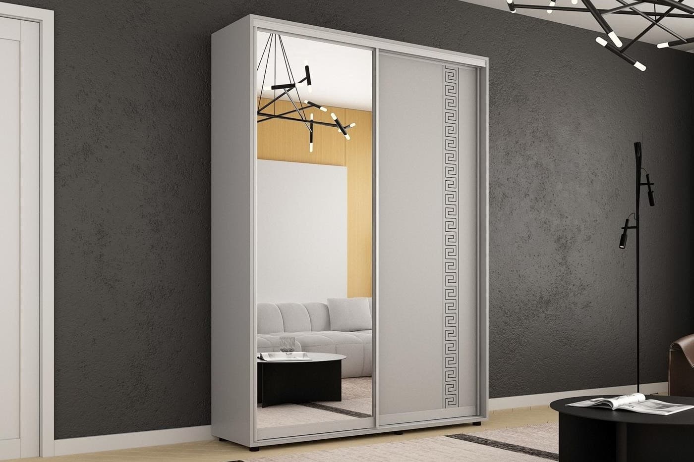 Шкаф-купе Mobildor Lux Compact 1600 (1 зеркало)