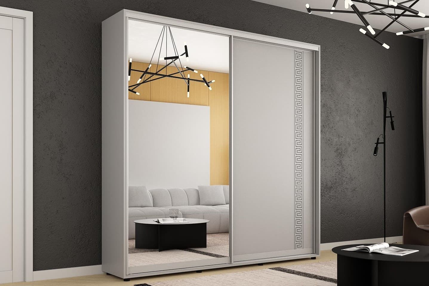 Шкаф-купе Mobildor Lux Compact 2200 (1 зеркало)