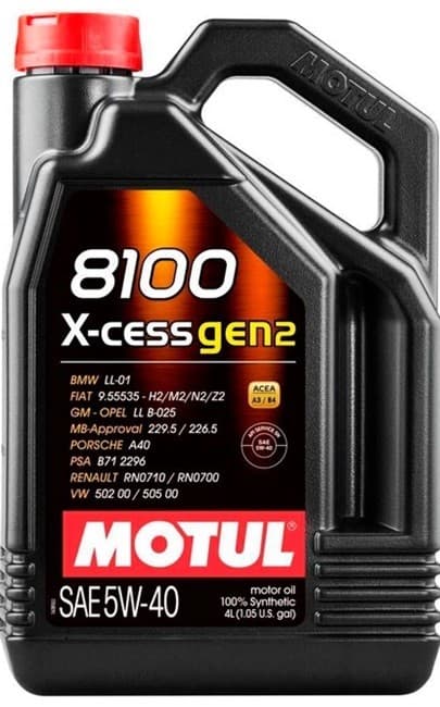 Моторное масло Motul X-CESS GEN2 5W40 4л