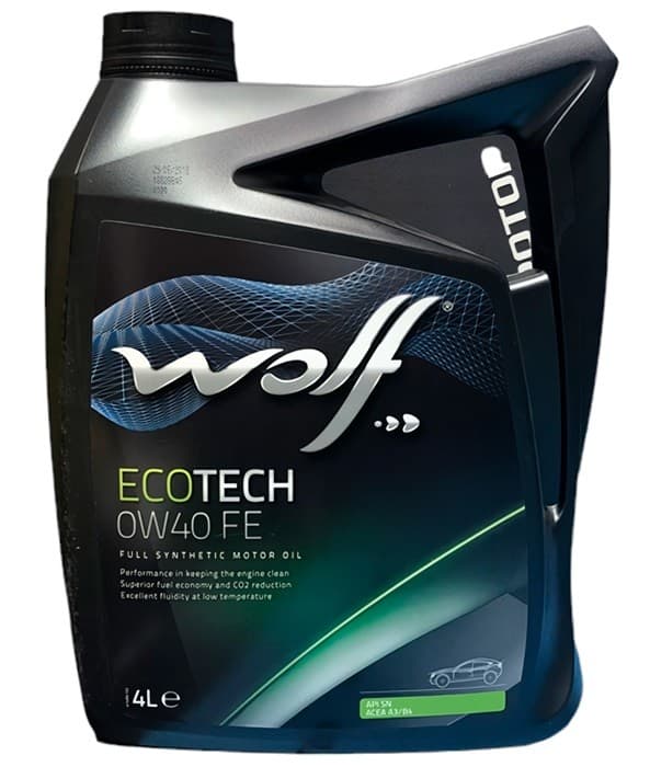 Моторное масло Wolfoil ECOTECH FE 0W40 4л
