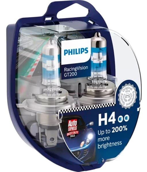 Lampă auto Philips RacingVision GT200 P43t-38 (12342RGTS2)