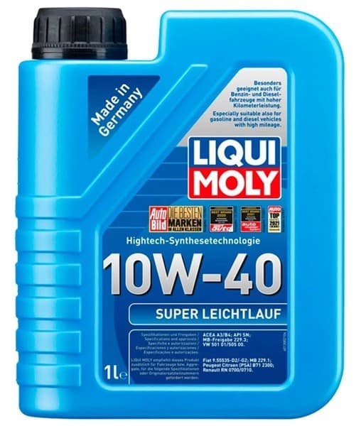 Моторное масло LIQUI MOLY 10W40 SUPER LEICHT 1л
