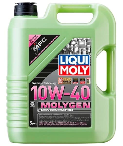 Моторное масло LIQUI MOLY 10W40 MOLY NEW GEN 5л
