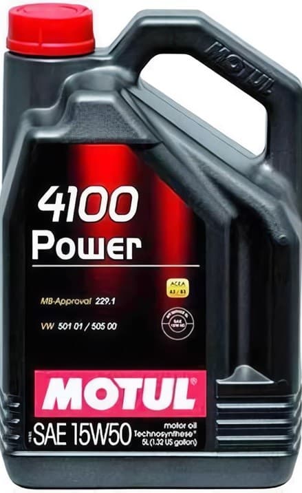 Моторное масло Motul 4100 POWER 15W50 5л