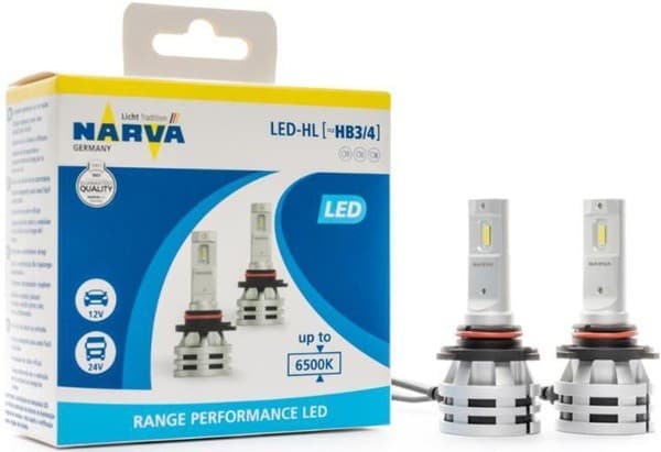 Lampă auto Narva HB3/HB4 Range Performance Led 6500K (2 buc.)