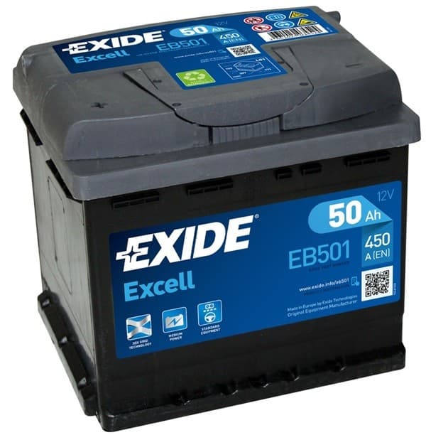 Автомобильный аккумулятор Exide Excell EB501