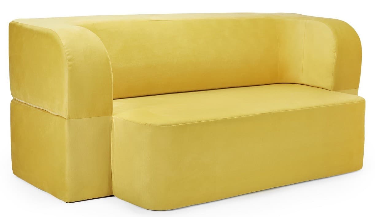 Canapea Edka Meteor 200x120x32 M101 Galben Ocru