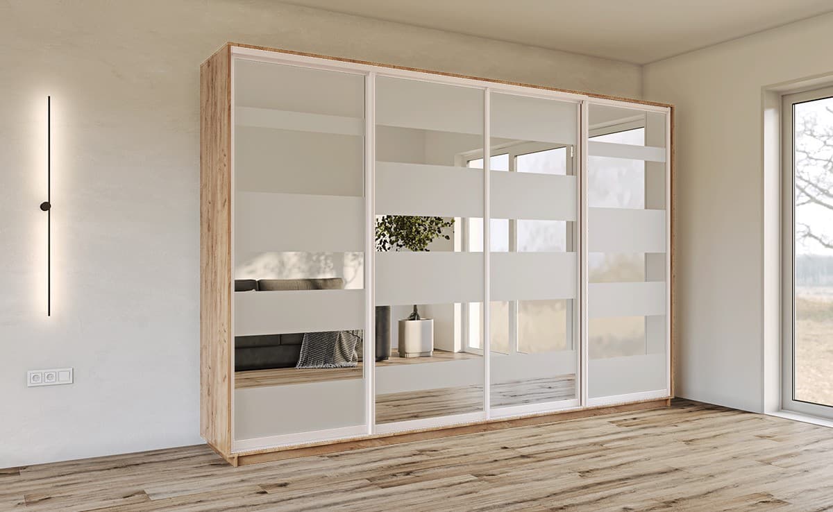 Шкаф-купе Confort-NV 4Д CT-600/2 (350x60x220)