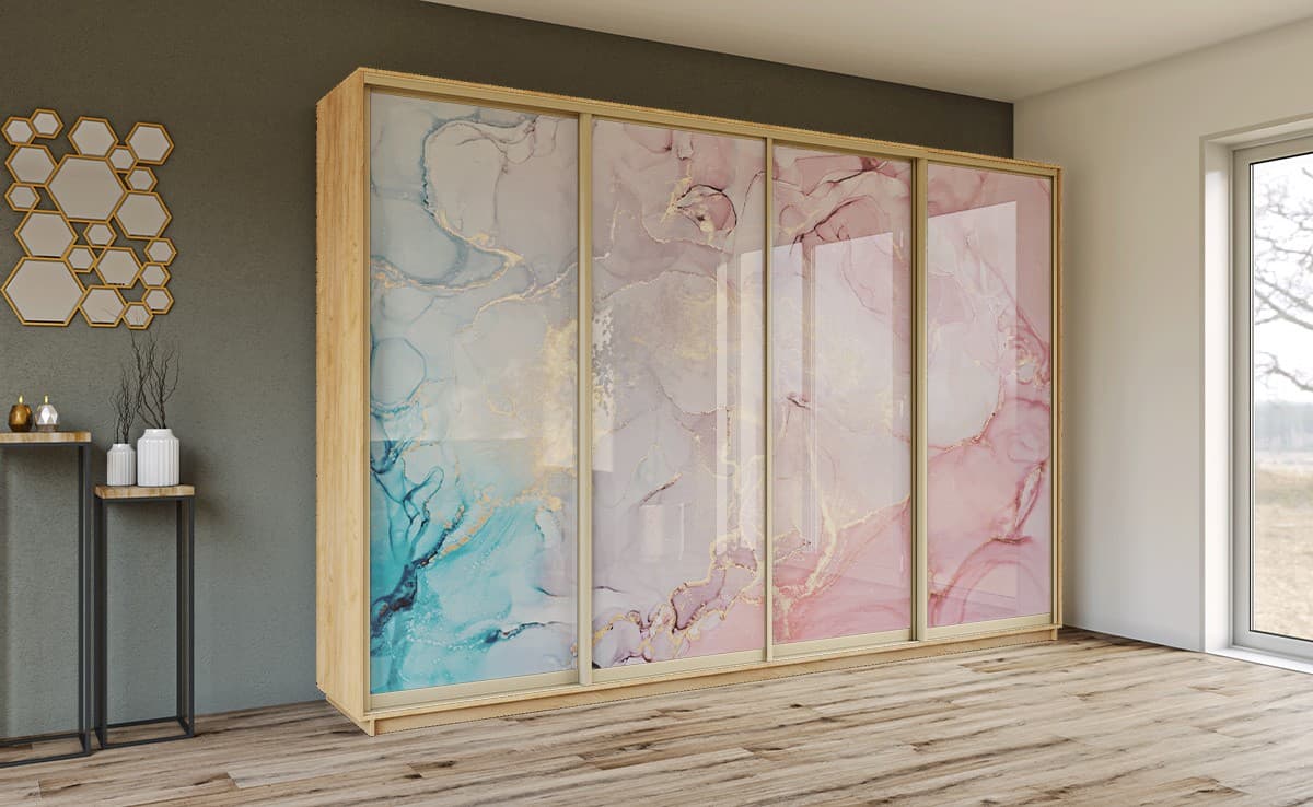 Шкаф-купе Confort-NV 4Д 176 (340x45x220)