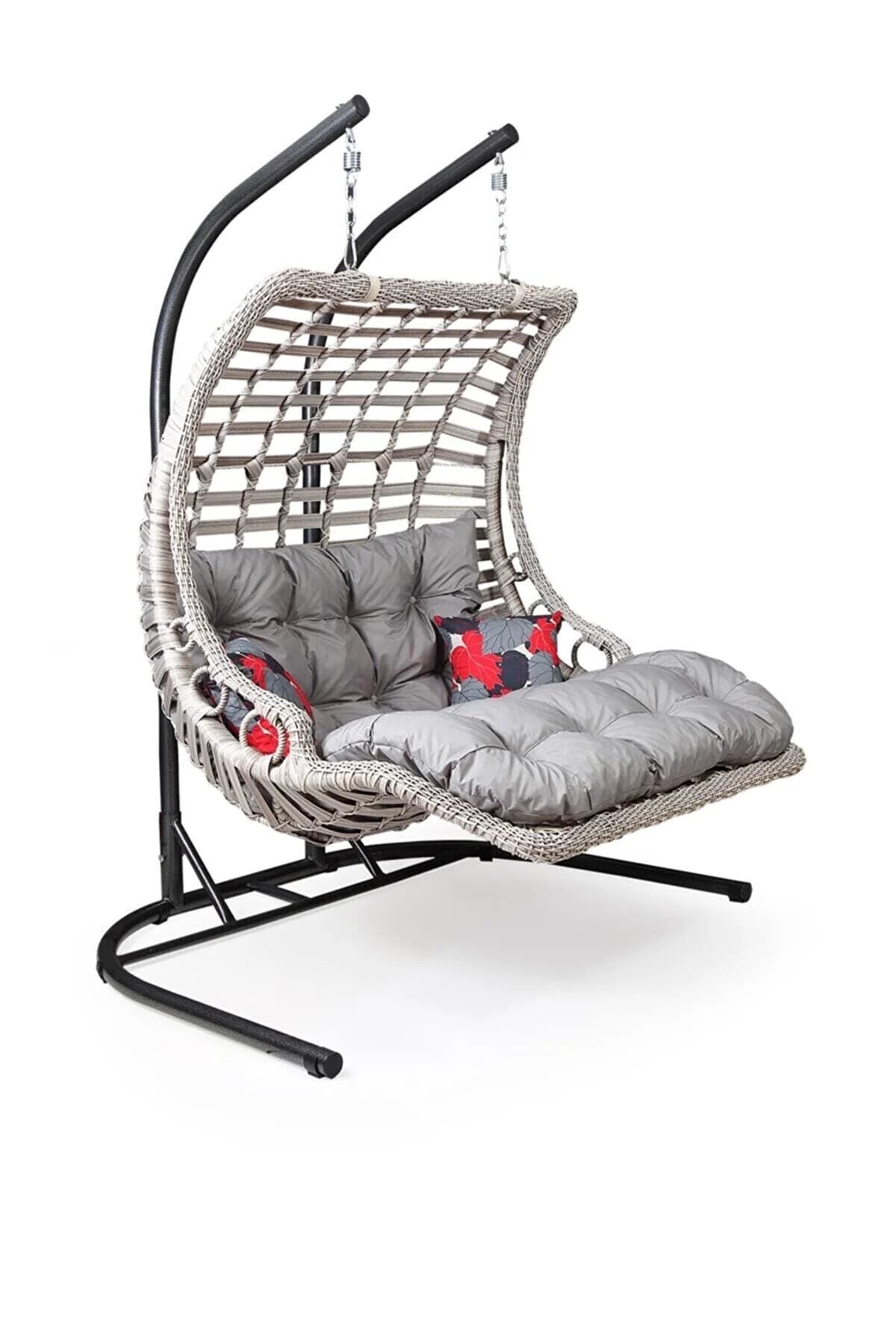 Садовые качели для дачи Capri Bodrum Double Gray